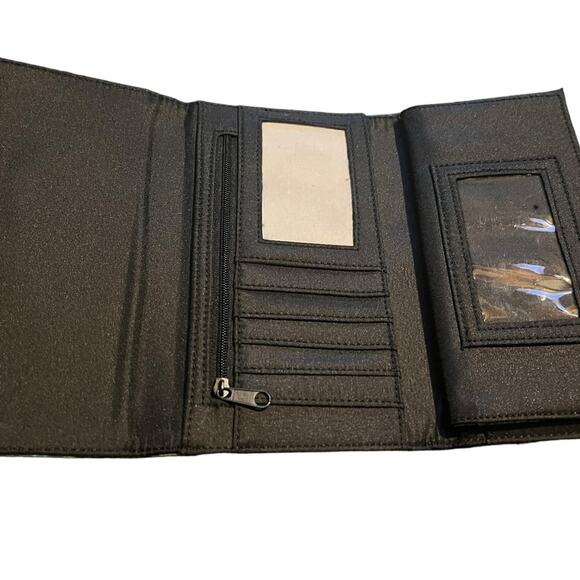 Doggy Bundle-Two Wallets and Red Crystal Paw Earrings - Picture 5 of 7